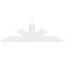 Ekena Millwork Saratoga Architectural Grade PVC Gable Bracket, 72"W x 21"H x 2"D x 6"F, 7/12 Pitch GBP072X21X0206SAR00 - alternate 3